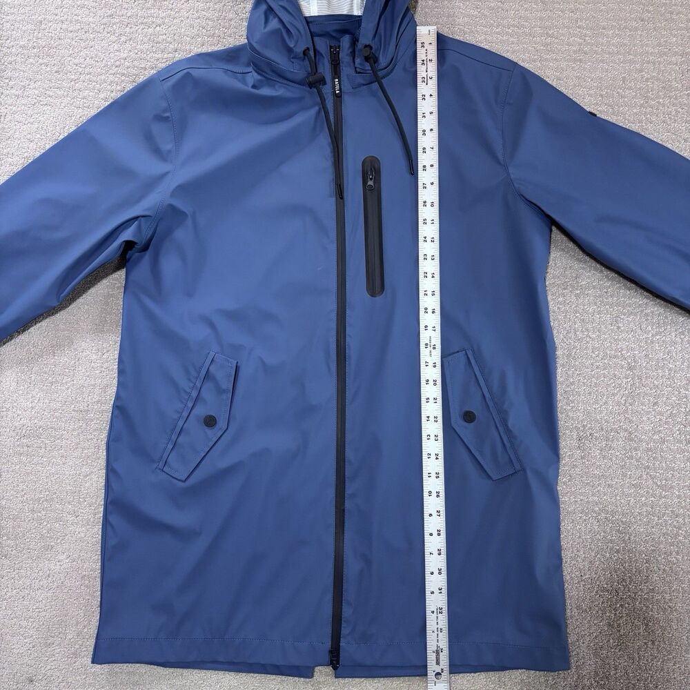 Batela Sea Style Hooded Rain Coat Full Zip Jacket Adult XXL Coastal Waterproof - Picture 5 of 9